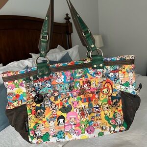 Tokidoki Zippered Tote Bag